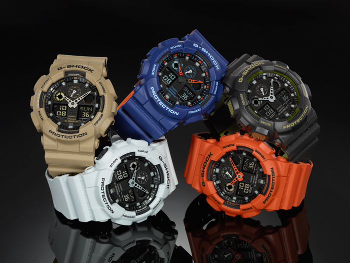Casio G Shock GA 100L series - Top 10 đồng hồ G-Shock giá rẻ nhất 2020