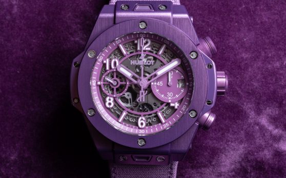 Đồng hồ Hublot Big Bang UNICO Summer Purple 42mm bằng nhôm