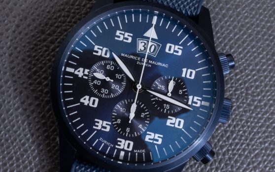Đánh giá đồng hồ Maurice de Mauriac Chrono PVD màu xanh